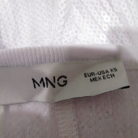 Mango Racerback Sequin Embellished Tank Top - Picture 5 of 7